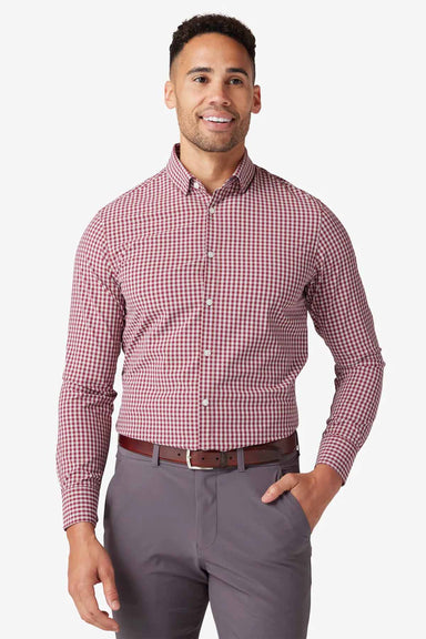 Mizzen + Main - Leeward LS - Garnet Gingham