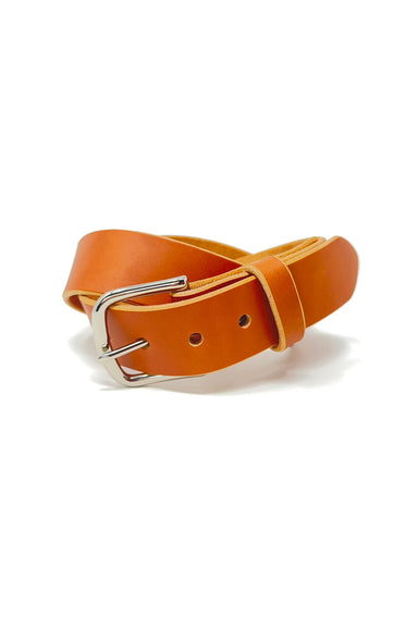 Last State Leather - Paniolo 1.5" Leather Belt - Tan/Nickel