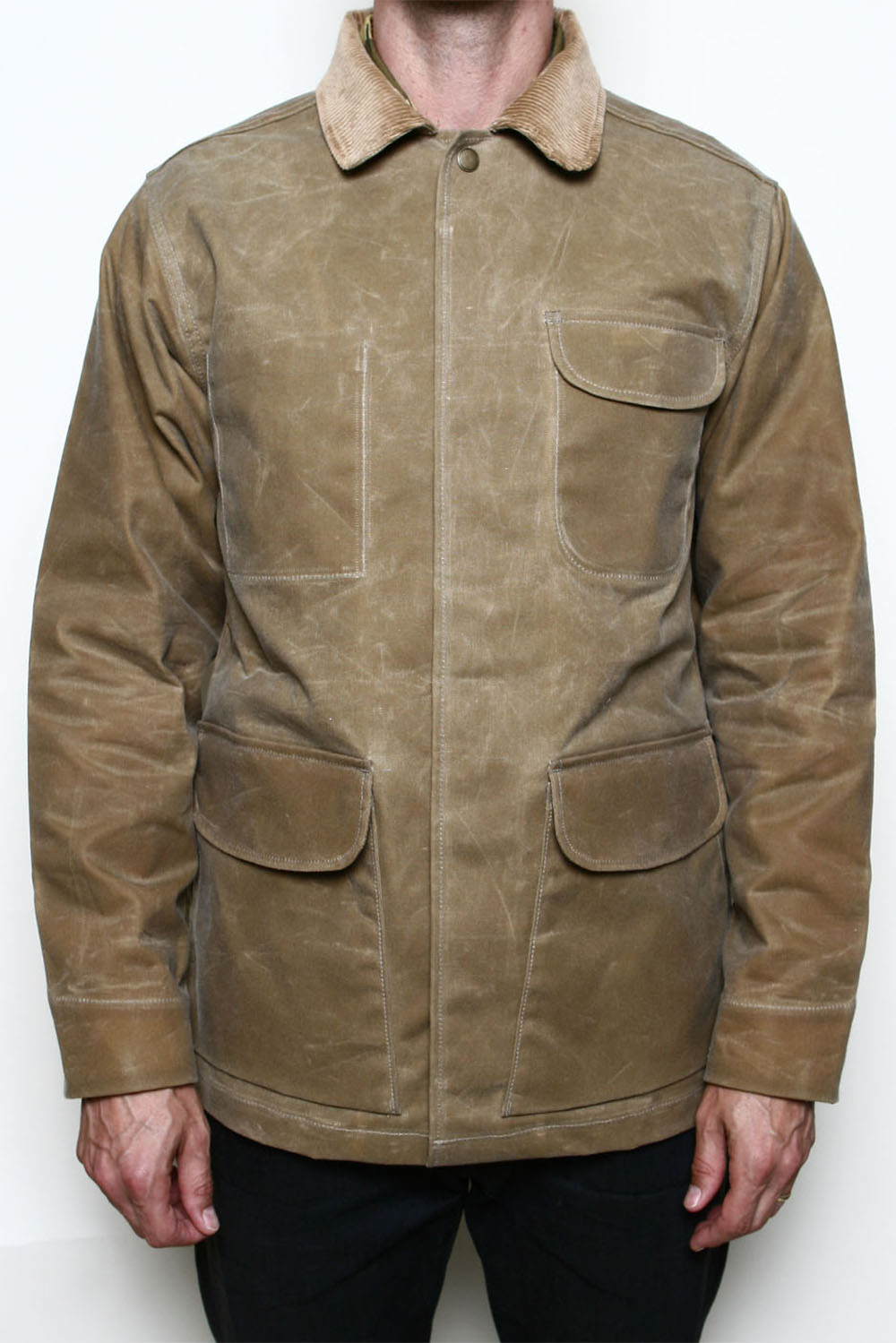 Rogue Territory - Hunter Supply Jacket - Waxed Tan - Front