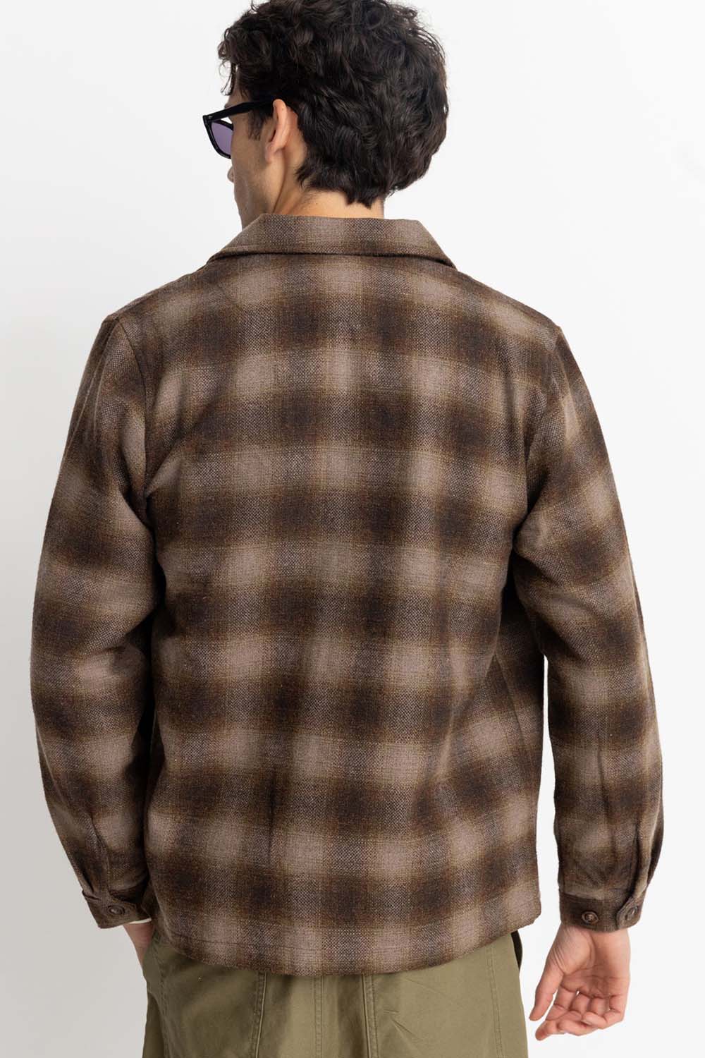 Rhythm - Criss Overshirt - Cedar - Back