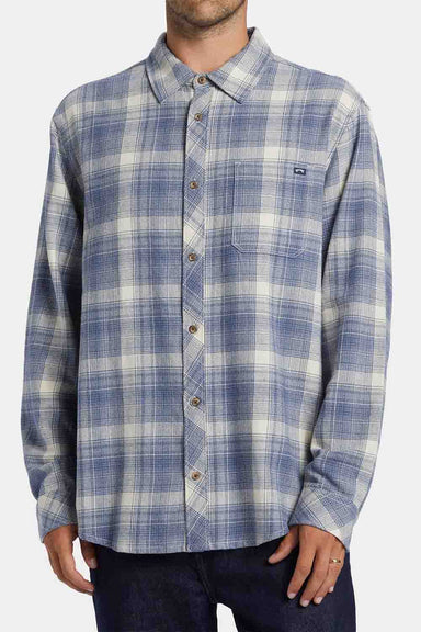 Billabong - Coastline LS Flannel - Slate Blue - Front