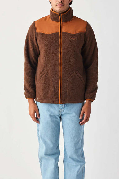 Seager - Basecamp Sherpa Fleece - Vintage Brown/Rust - Front