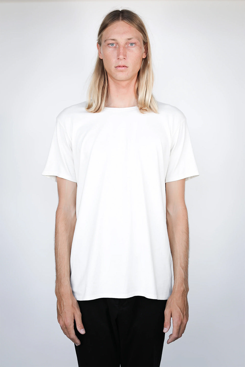 Monadic - Basic SS Tee - Off White - Front