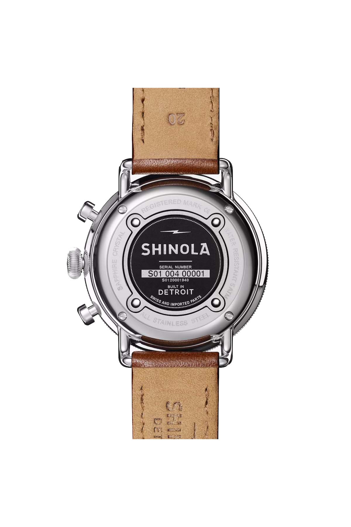 CANFIELD CHRONO 43mm - MIDNIGHT/COGNAC