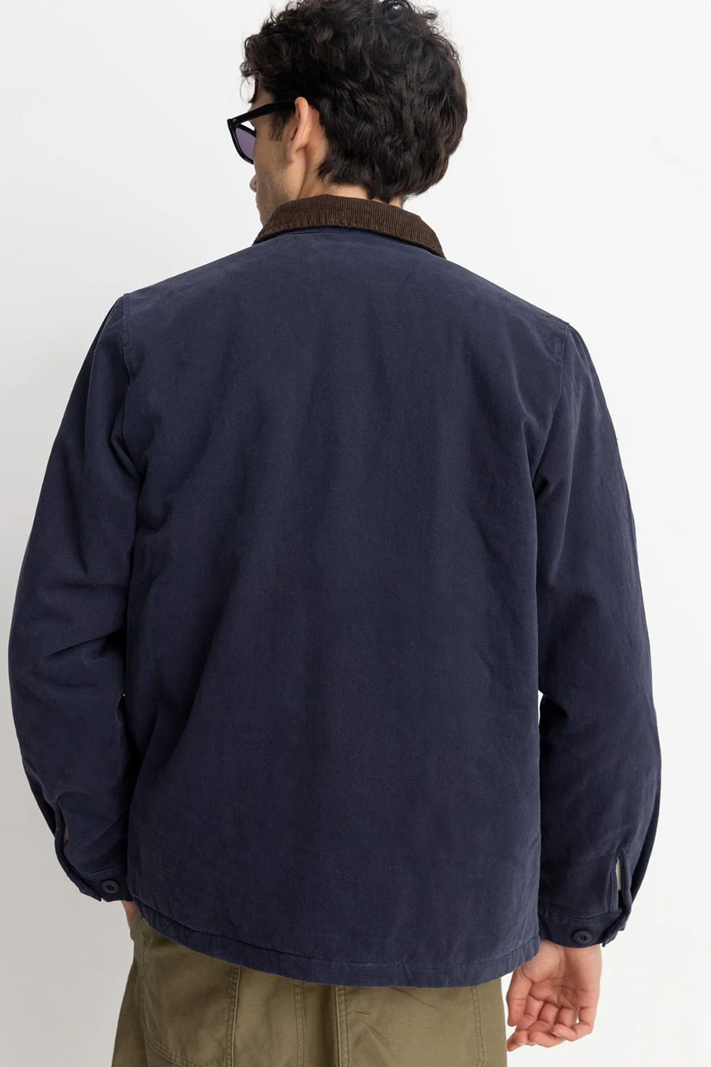 Rhythm - Type-12 Jacket - Worn Navy - Back