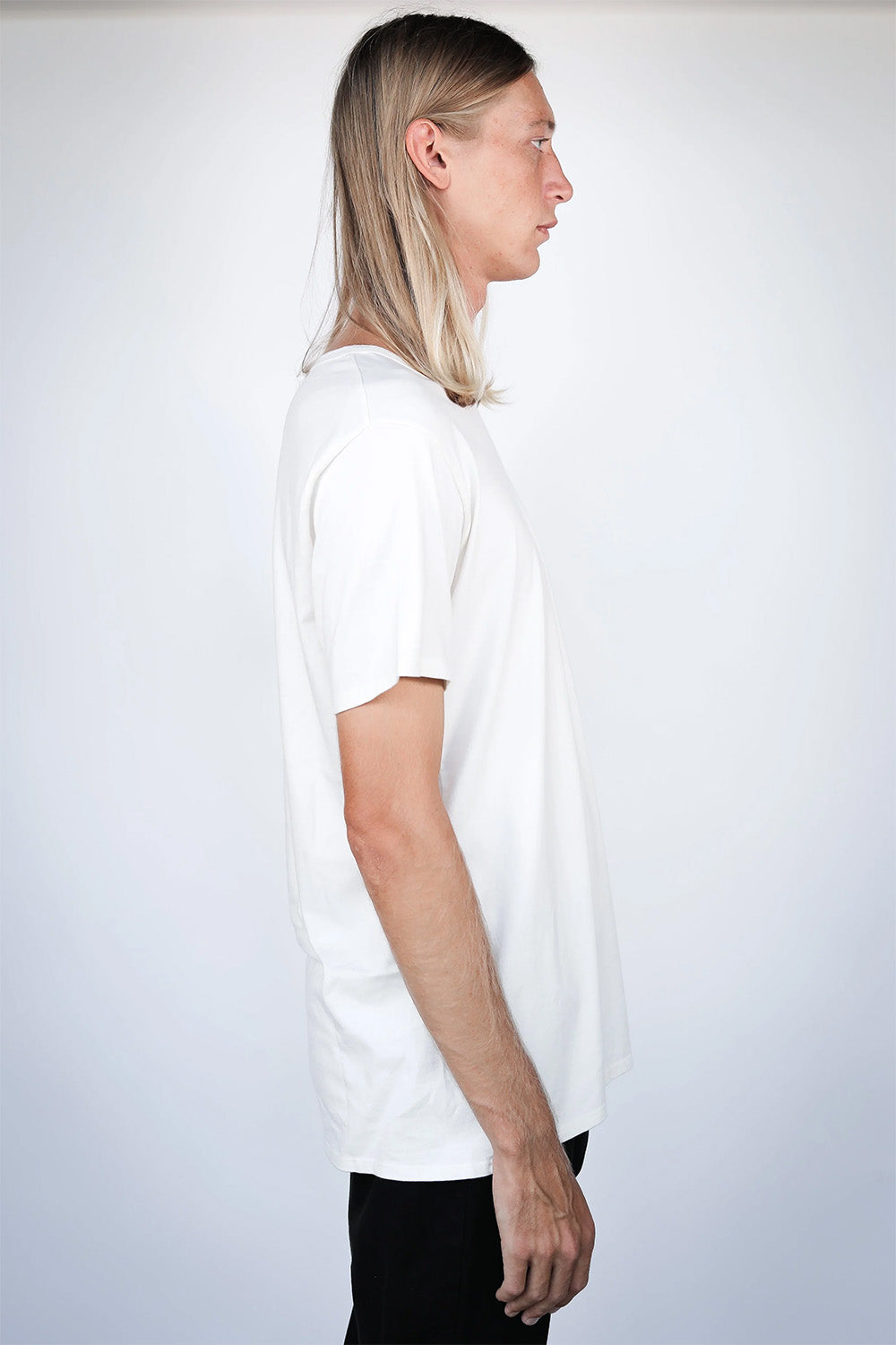 Monadic - Basic SS Tee - Off White - Side