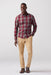 Mizzen + Main - City Flannel - Garnet Thomas Plaid - Front