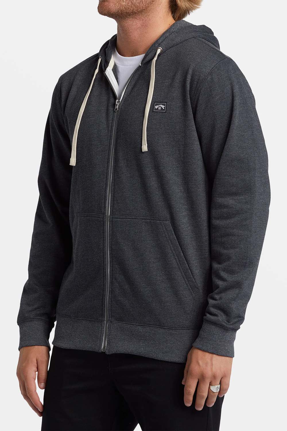 Billabong - All Day Zip Up - Black Heather - Side