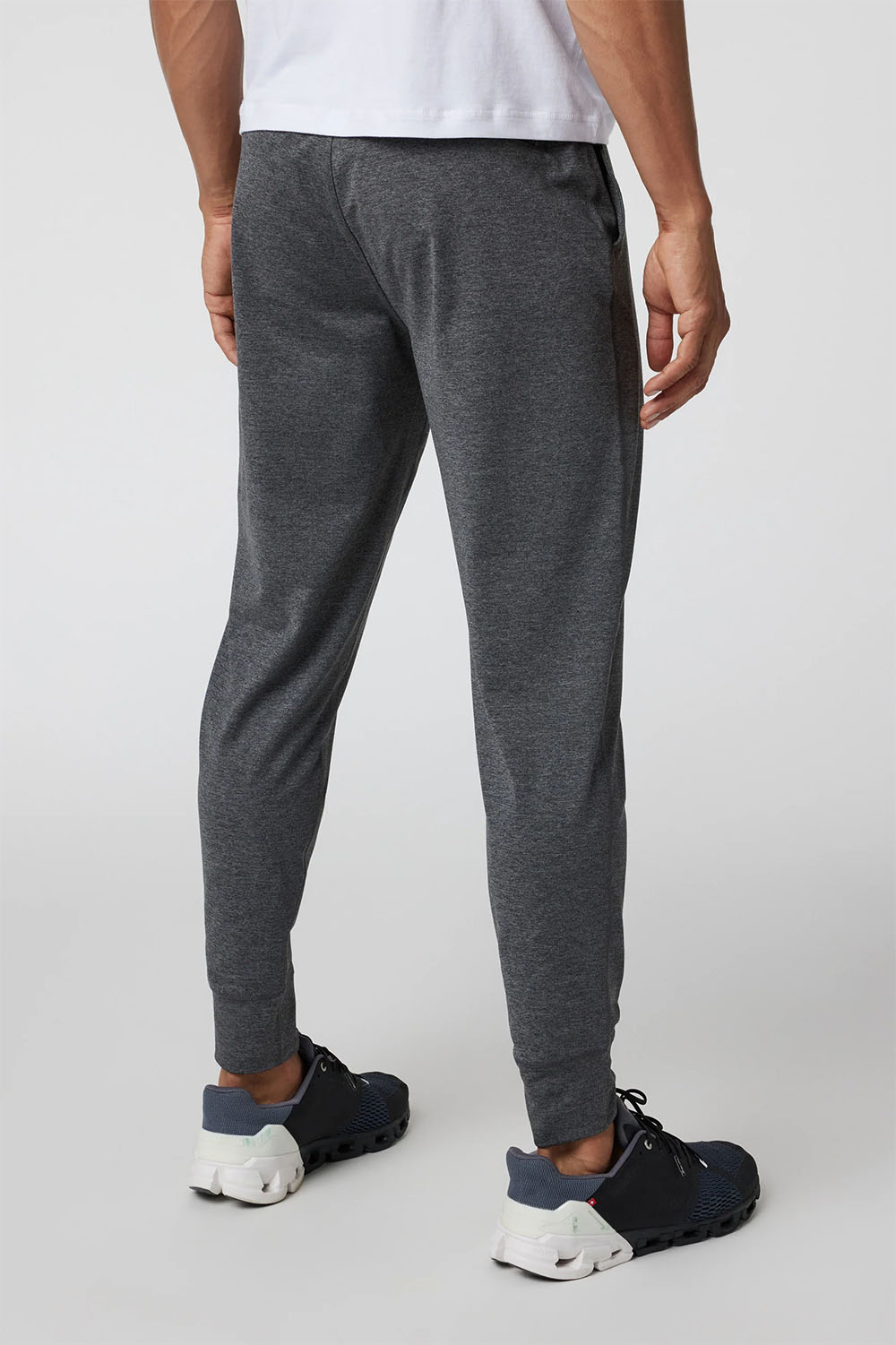 Vuori - Sunday Performance Jogger - Charcoal Heather - Back