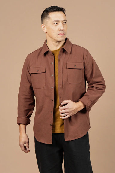 Bridge & Burn - Bedford Shirt - Penny Twill - Front