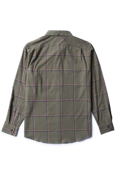 Vissla - Central Coast Eco LS Flannel - Dark Olive - Back