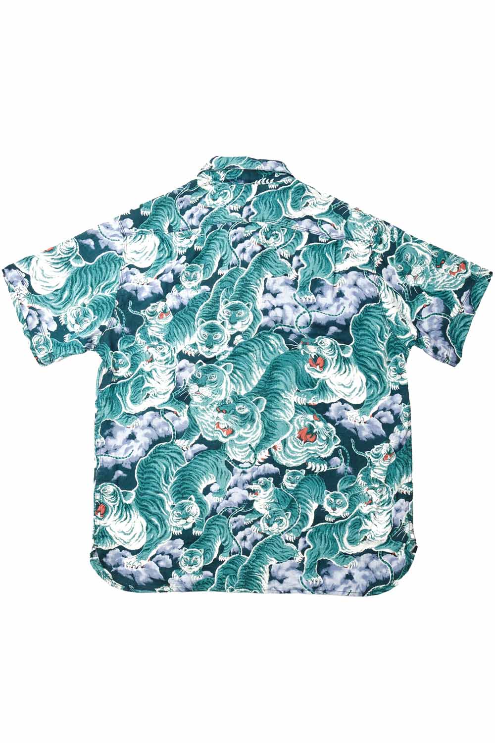 Freenote - Hawaiian SS - Turquoise Tiger - Back