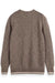 Scotch & Soda - Melange Crewneck - Golden Brown - Back