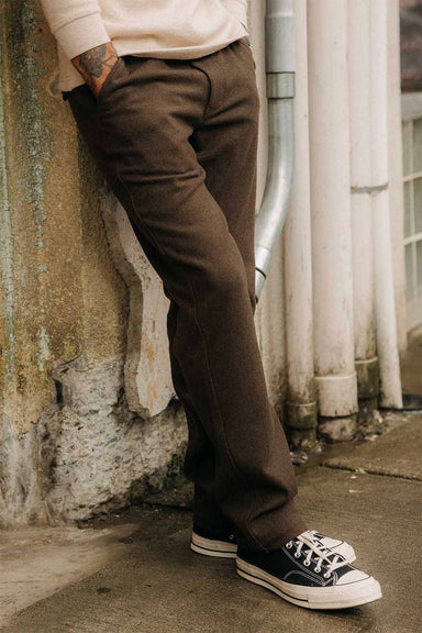 Taylor Stitch - The Carnegie Pant - Army Herringbone Wool - Model