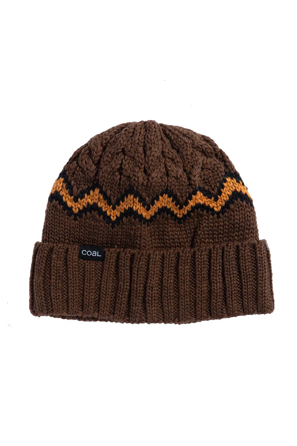 Coal - Meadows Beanie - Brown/Orange