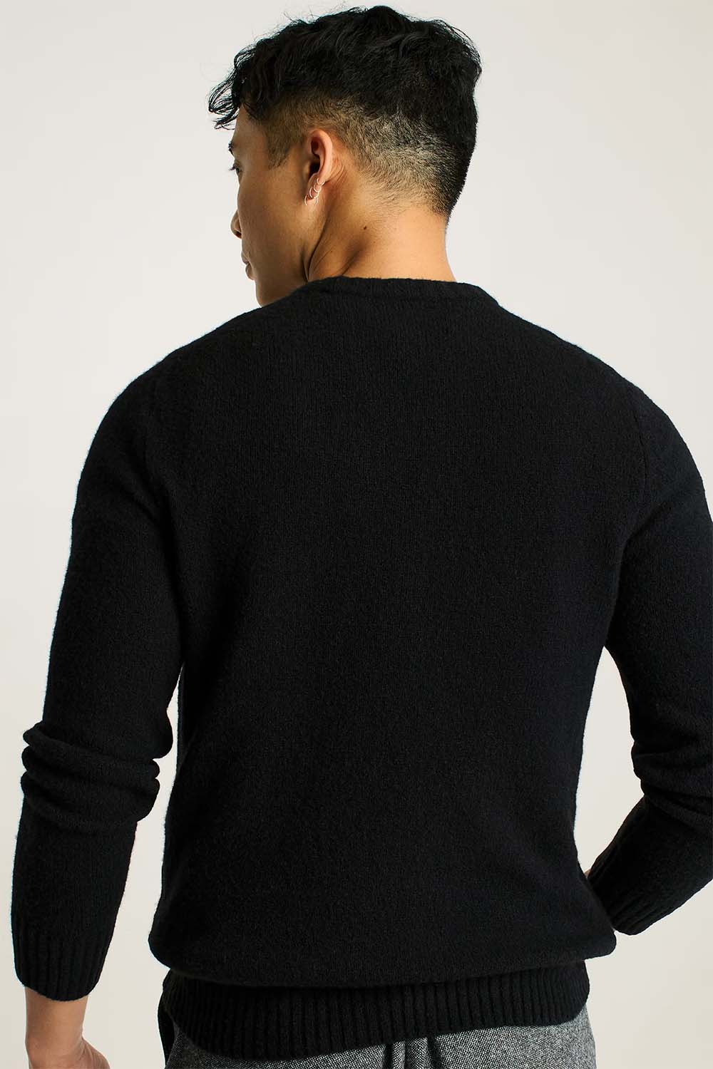 Bonobos - Boucle Crew Neck - Black - Back