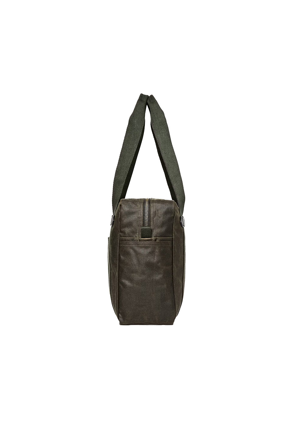 Filson - Tin Cloth Zipper Tote - Otter Green - Side