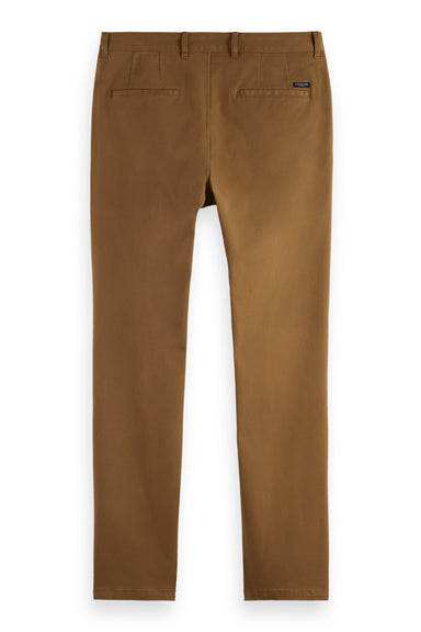 Scotch & Soda - Stuart Washed Chino - Golden Brown - Back