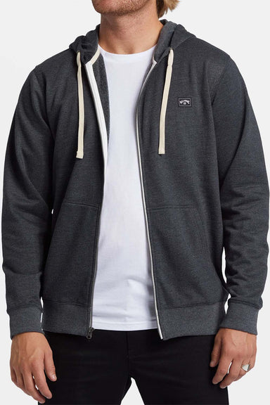 Billabong - All Day Zip Up - Black Heather - Front