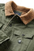 Roark - Hebrides Jacket - Dark Military - Collar