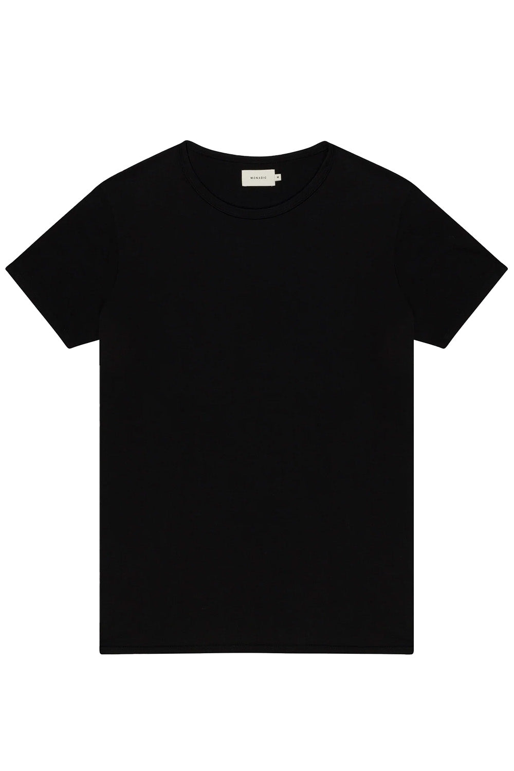 Monadic - Basic SS Tee - Black - Flatlay