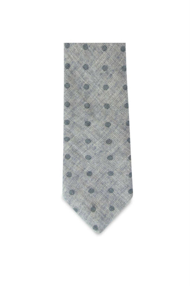 Pocket Square Clothing - The Espinoza Tie - Light Blue Polka