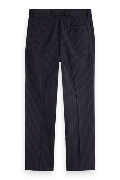 Scotch & Soda - Otis Chino - Dk Grey Melange Pinstripe - Back