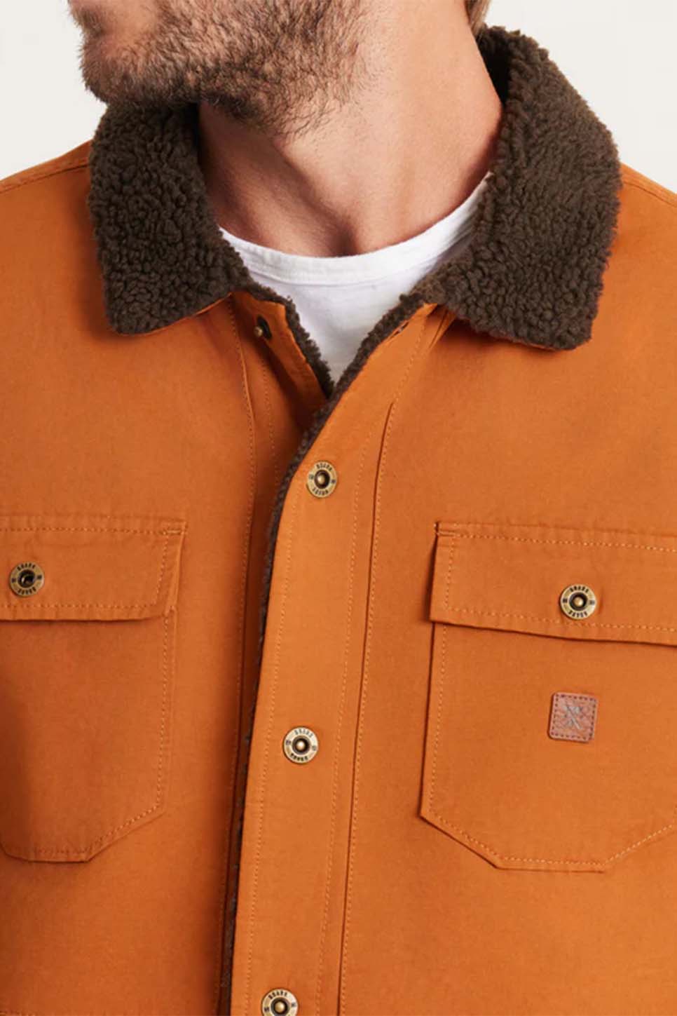 Roark - Hebrides Jacket - Pecan - Detail