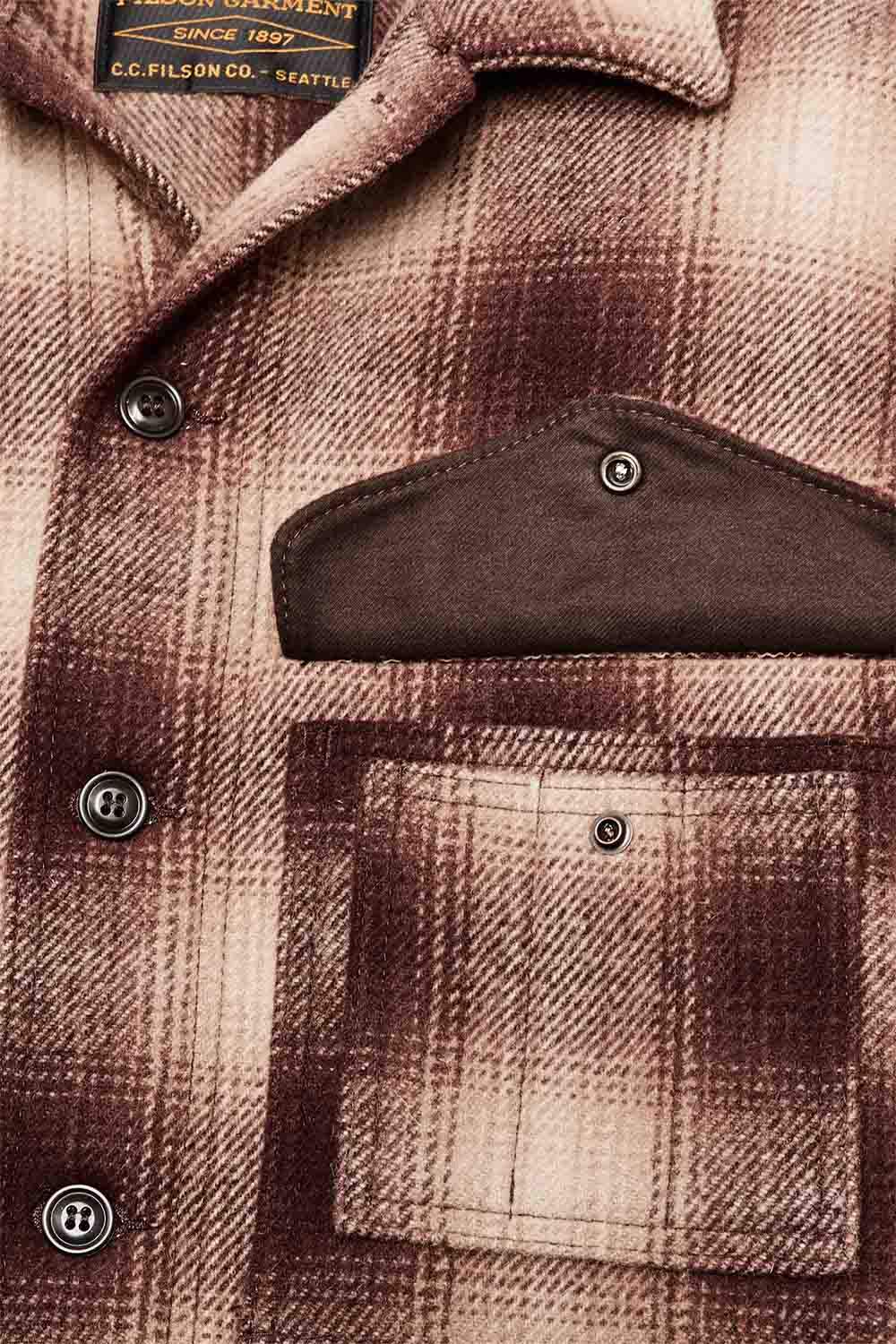 Filson - Mackinaw Cruiser - Brown/Tan Ombre - Pocket