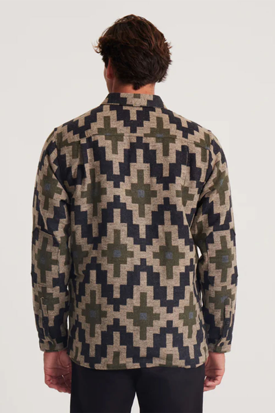 Roark - Nordsman Flannel LS - Hillside Jacquard - Back