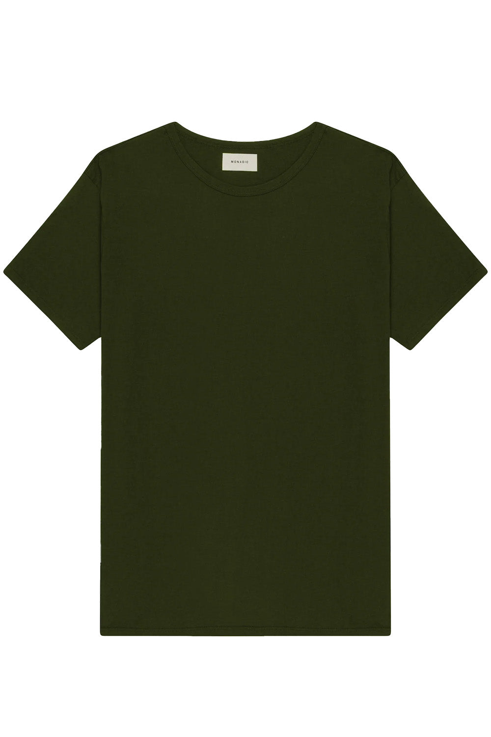 Monadic - Basic SS Tee - Dark Olive - Flatlay