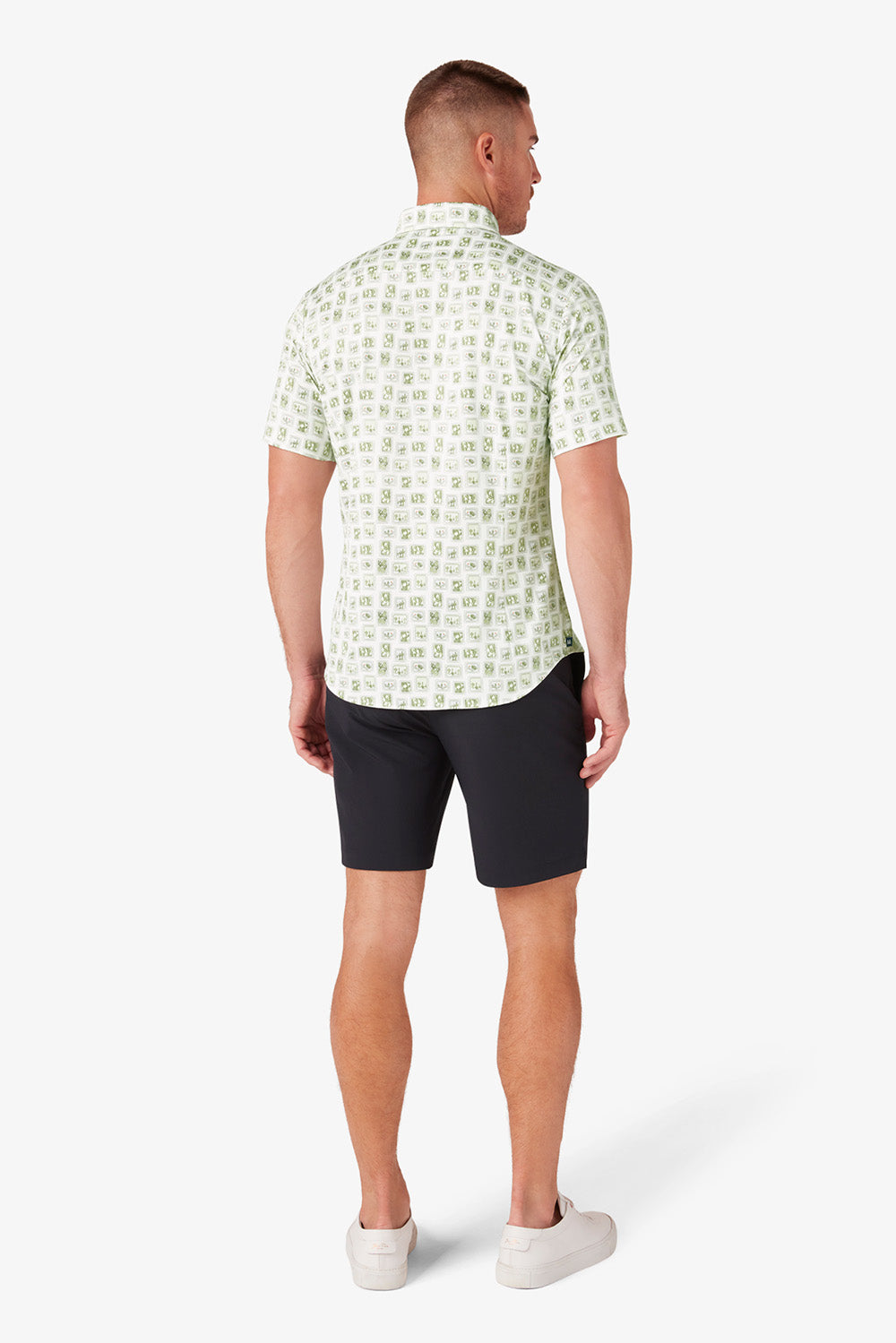 Mizzen + Main - Halyard SS - Fog Green Prickly Stamp - Back