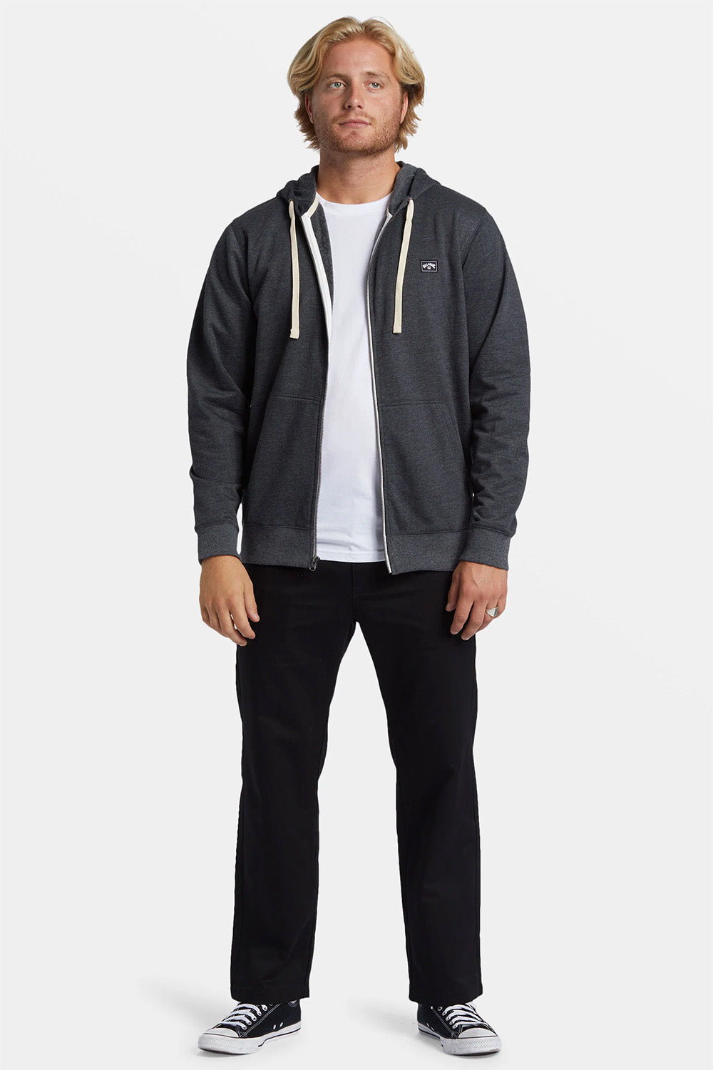 Billabong - All Day Zip Up - Black Heather