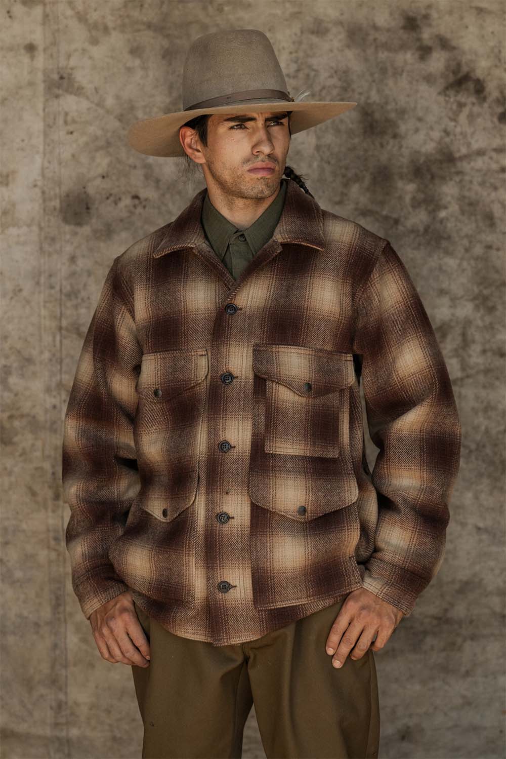 Filson - Mackinaw Cruiser - Brown/Tan Ombre - Model