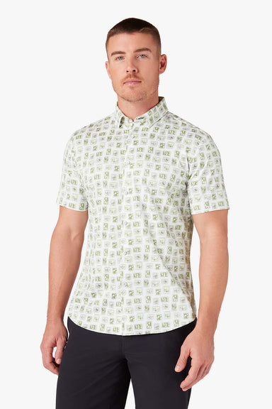 Mizzen + Main - Halyard SS - Fog Green Prickly Stamp