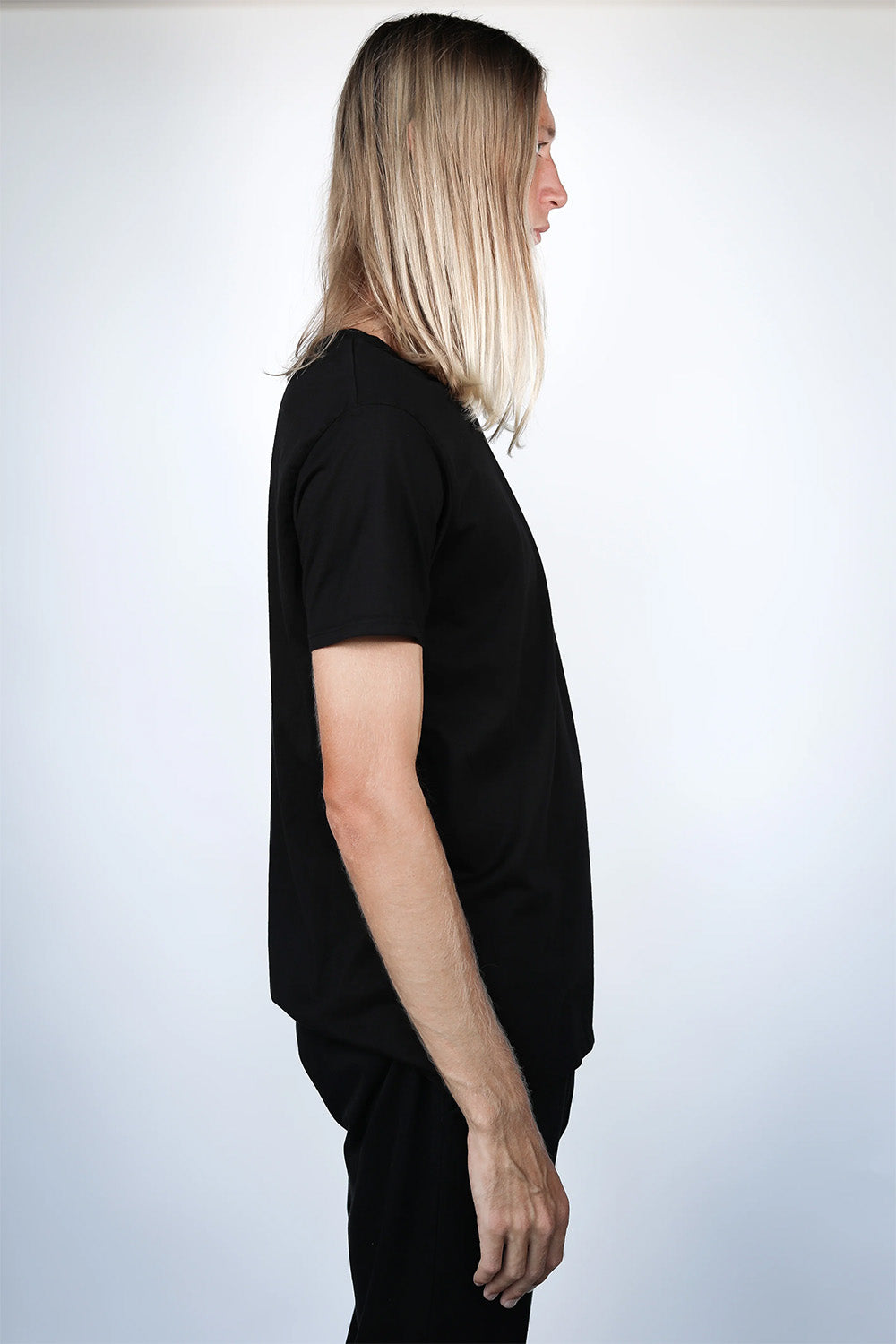 Monadic - Basic SS Tee - Black - Side