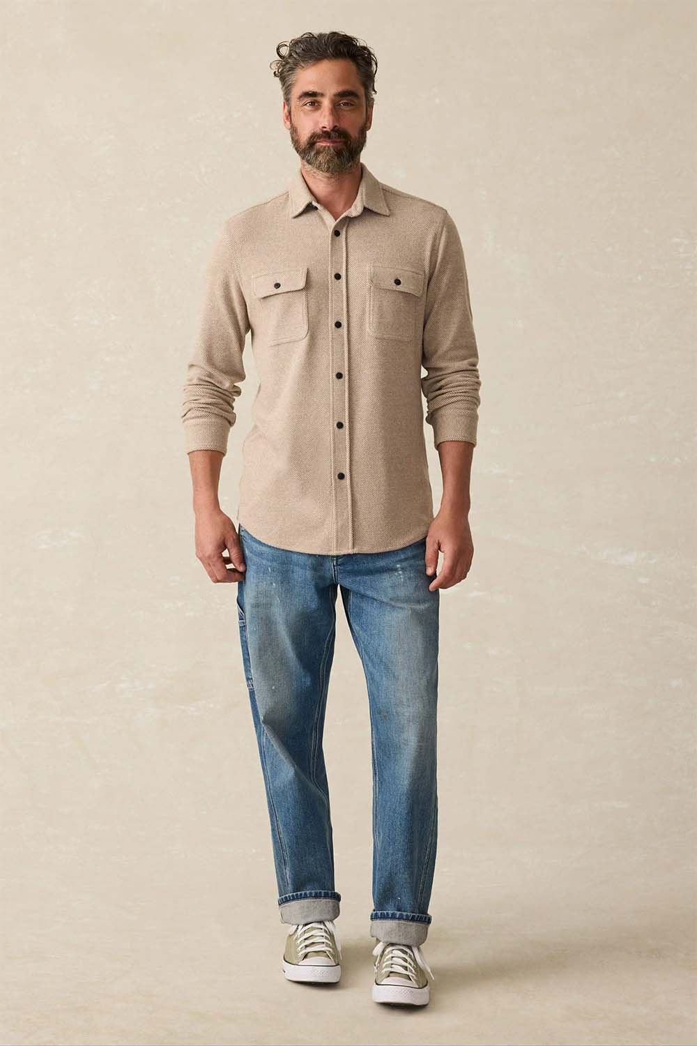 Faherty - Legend Sweater Shirt - Timber Twill