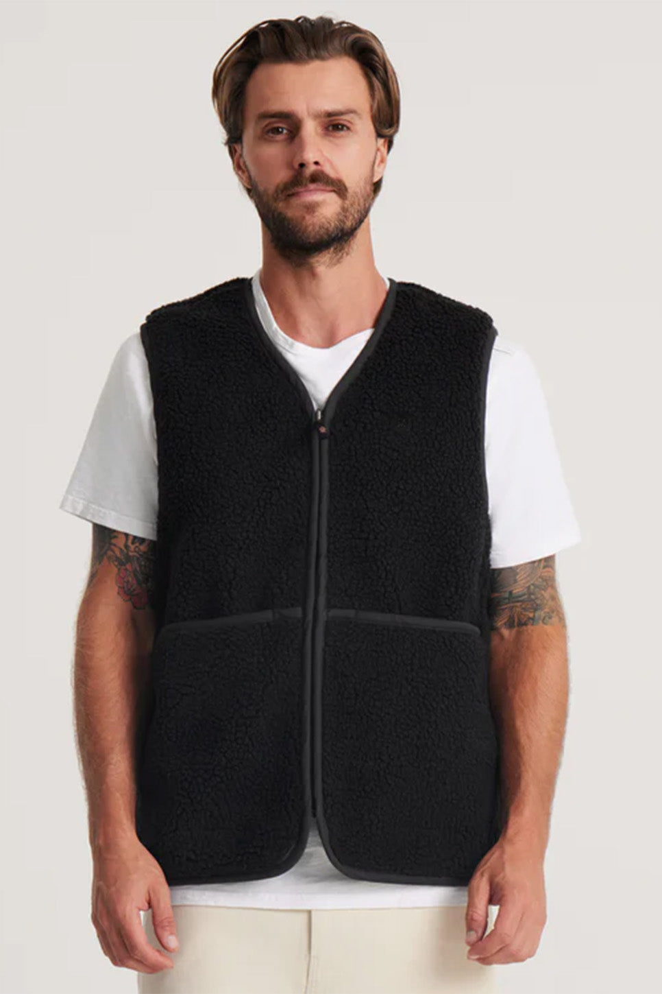 Roark - JT Vest - Vintage Black - Reversed Front