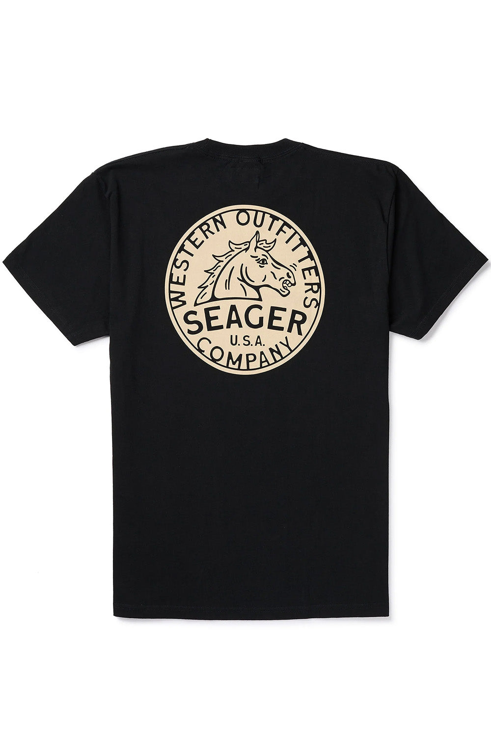 Seager - Stang Tee - Black - Back