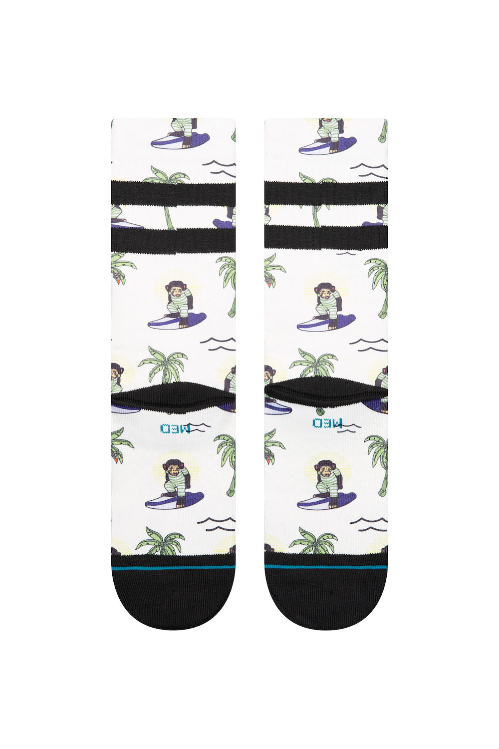 Stance - Surfin Monkey Crew - White - Back