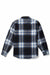 Seager - Roosevelt Work Shirt - Indigo Plaid - Back