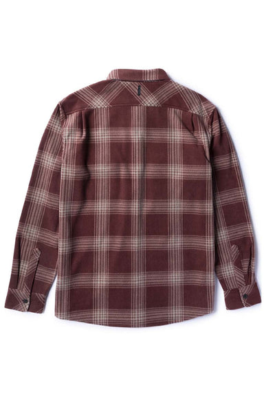 Vissla - Eco-Zy LS Polar Flannel - Fired Brick - Back