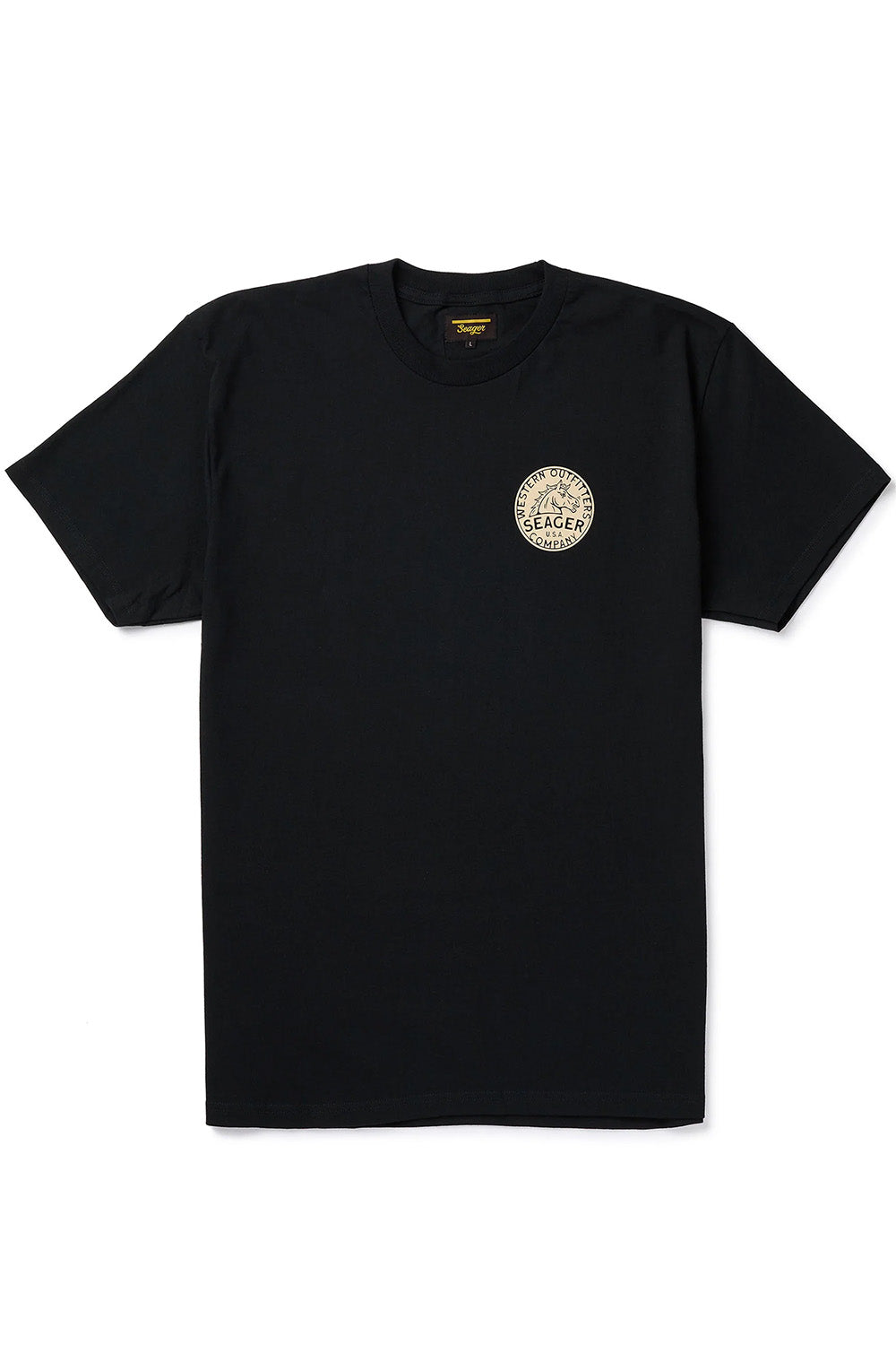 Seager - Stang Tee - Black - Front