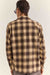 Rhythm - Plaid LS Flannel - Brown - Back