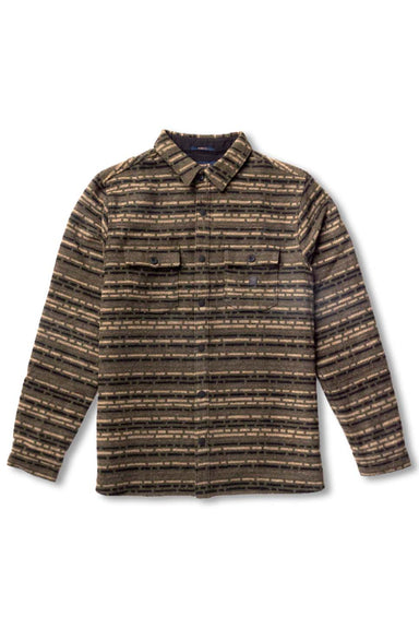 Roark - Nordsman Flannel LS - Dark Military Jacquard - Flatlay