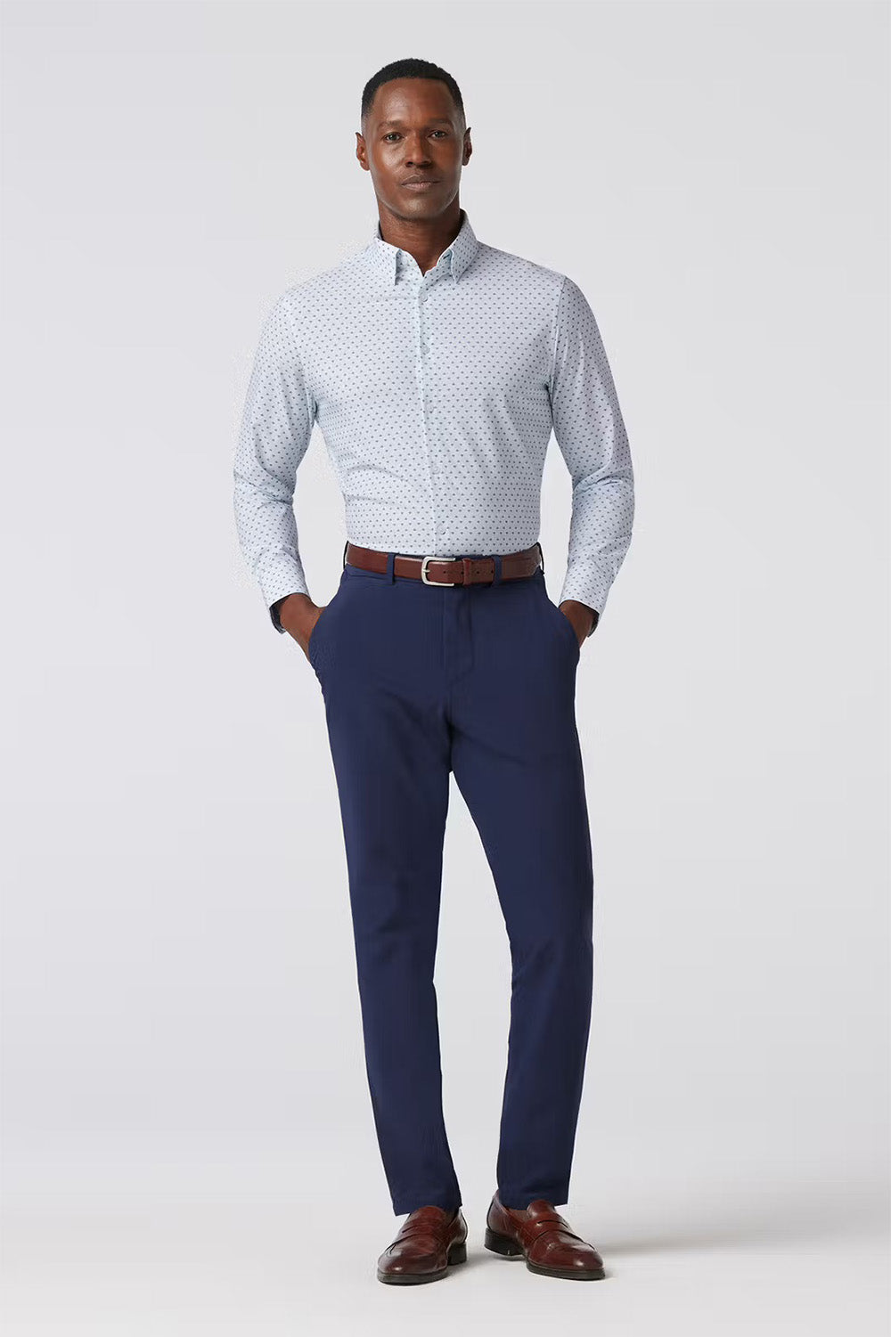 Mizzen + Main - Leeward LS - Sky Dotted Leaf - Front