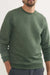 Marine Layer - Corbet Quilted Crewneck - Olive - Profile