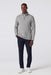 Mizzen + Main - KPI Quarter Zip - Silver Heather - Front