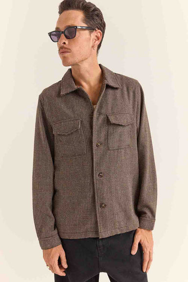 Rhythm - Fleck Overshirt - Earth - Front