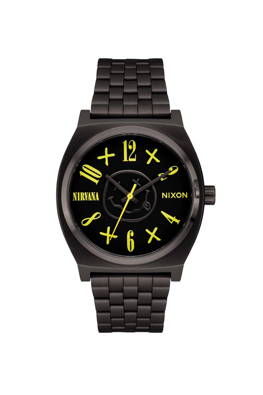 Nixon - Nirvana Time Teller - Black Smiley - Front